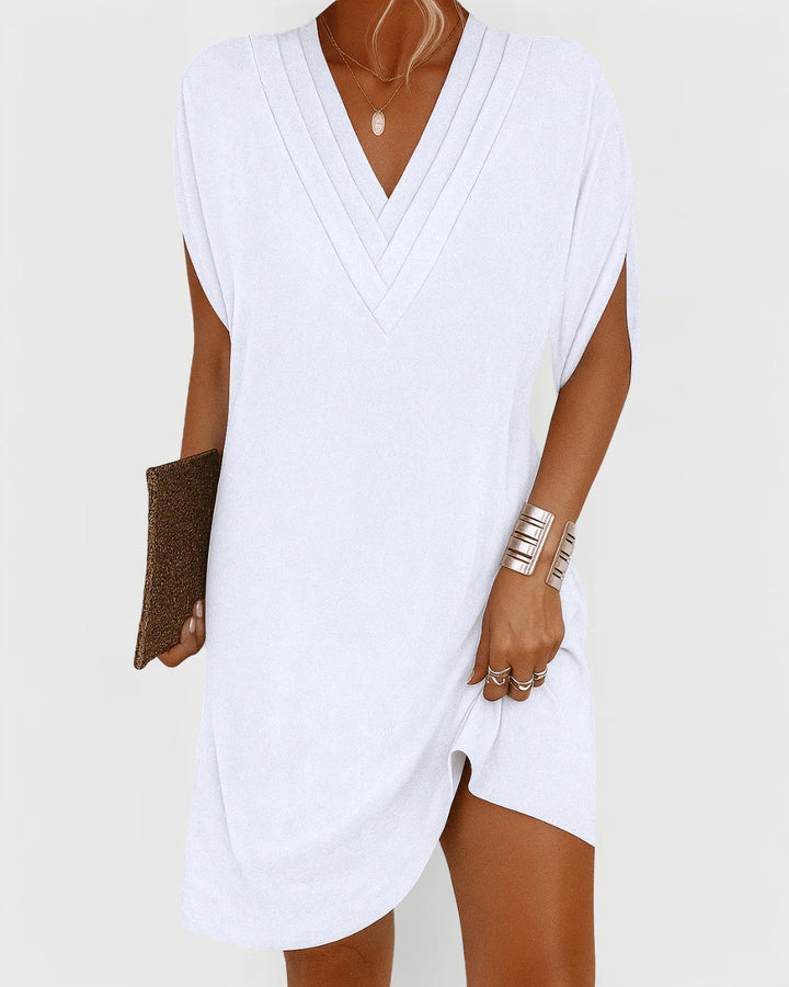 Lévianne™ | Robe Élégante à Col en V
