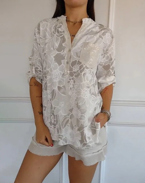 Élysiane™ | Blouse à Imprimé Floral