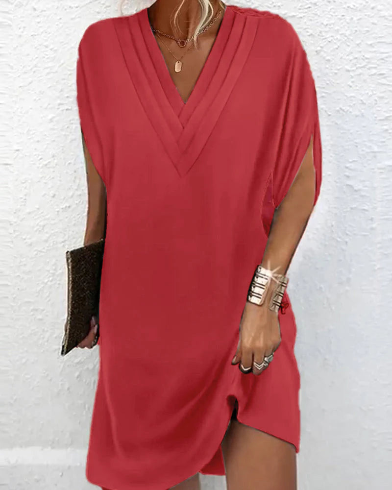 Lévianne™ | Robe Élégante à Col en V