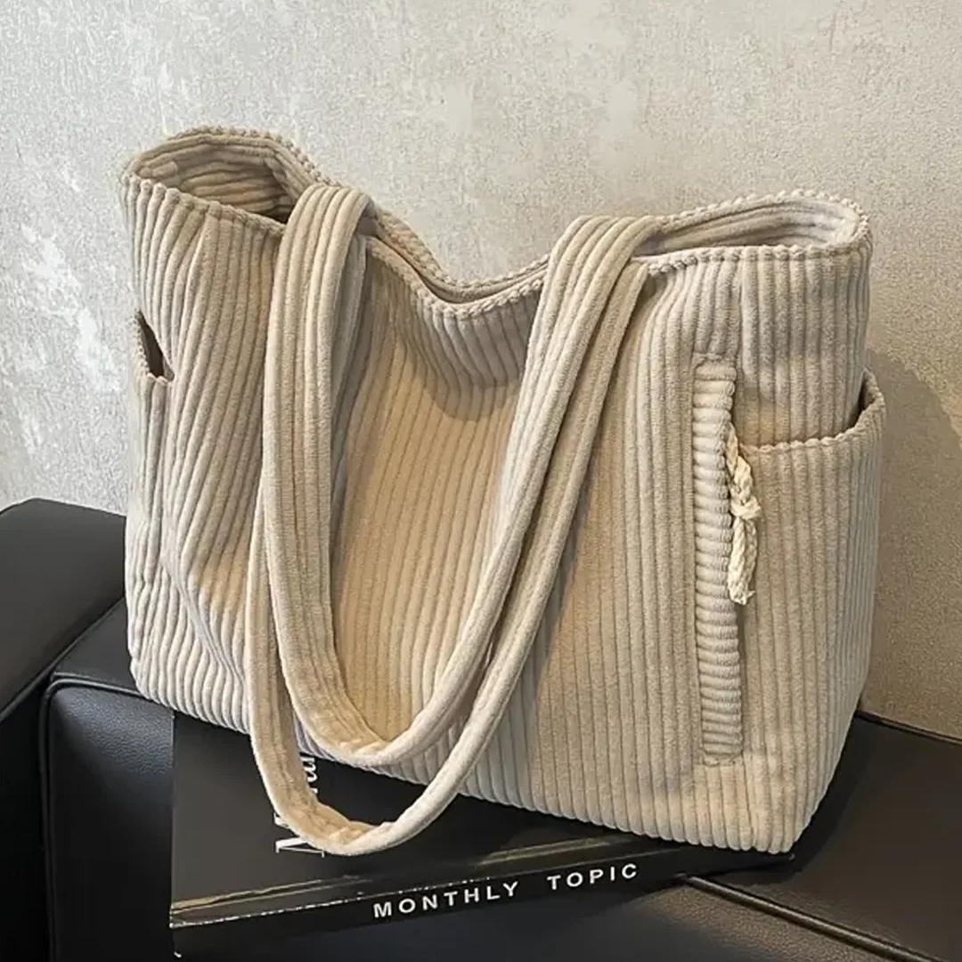 Sabine™ | Sac fourre-tout côtelé