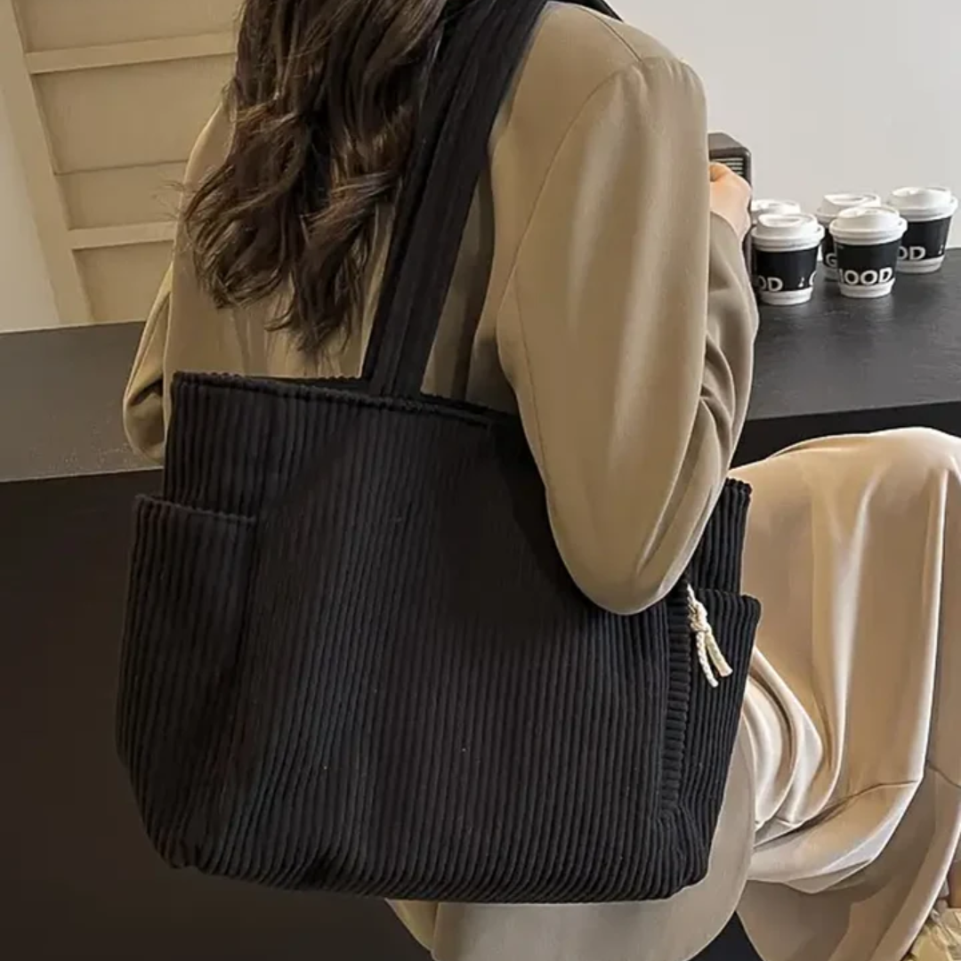 Sabine™ | Sac fourre-tout côtelé