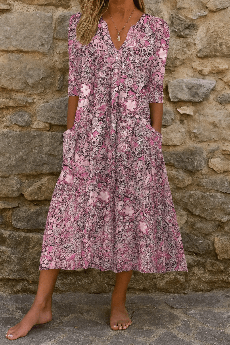 Célivie™ | Robe Bohème Fleurie