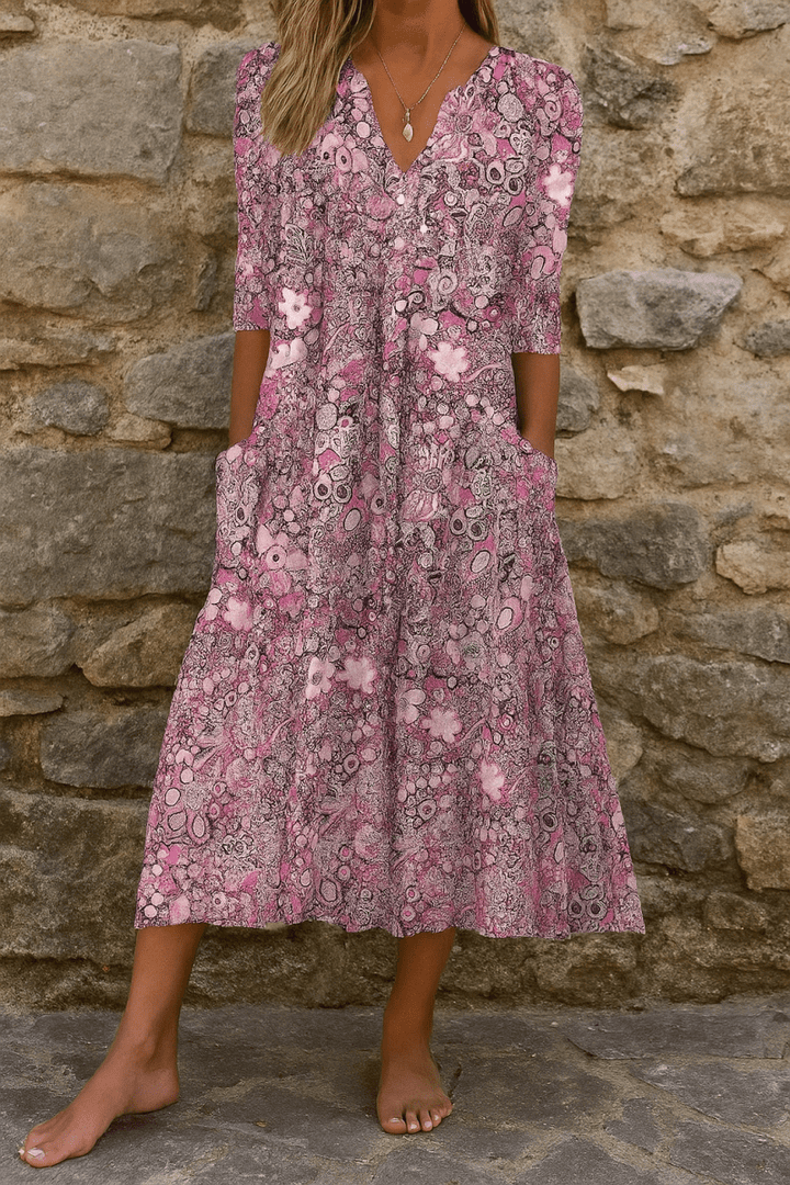 Célivie™ | Robe Bohème Fleurie