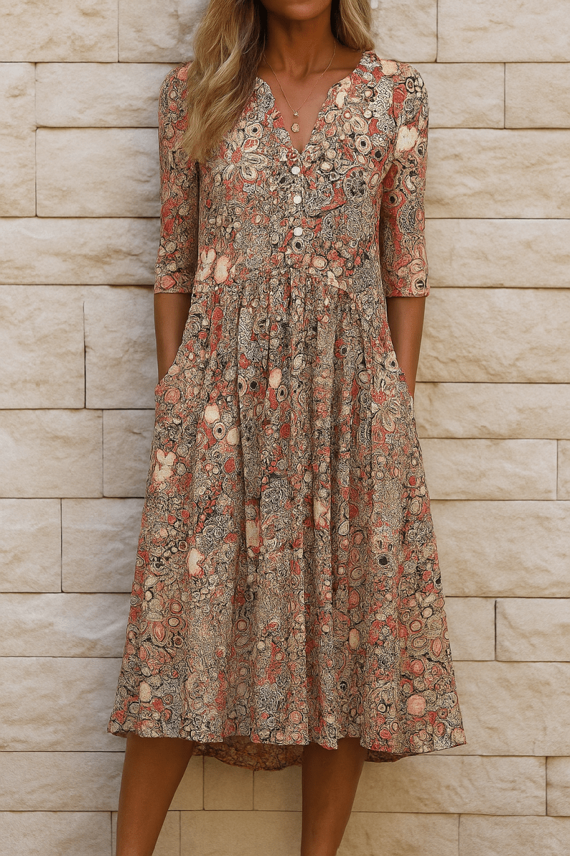 Célivie™ | Robe Bohème Fleurie